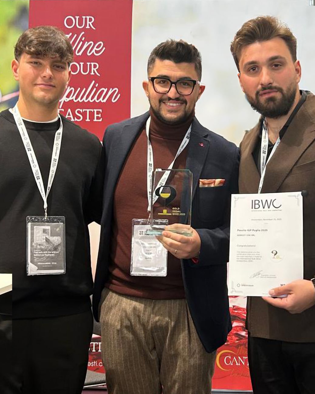 Gruppo Agresti alla World Bulk Wine Exhibition 2025: un’edizione speciale premiata con l’Oro