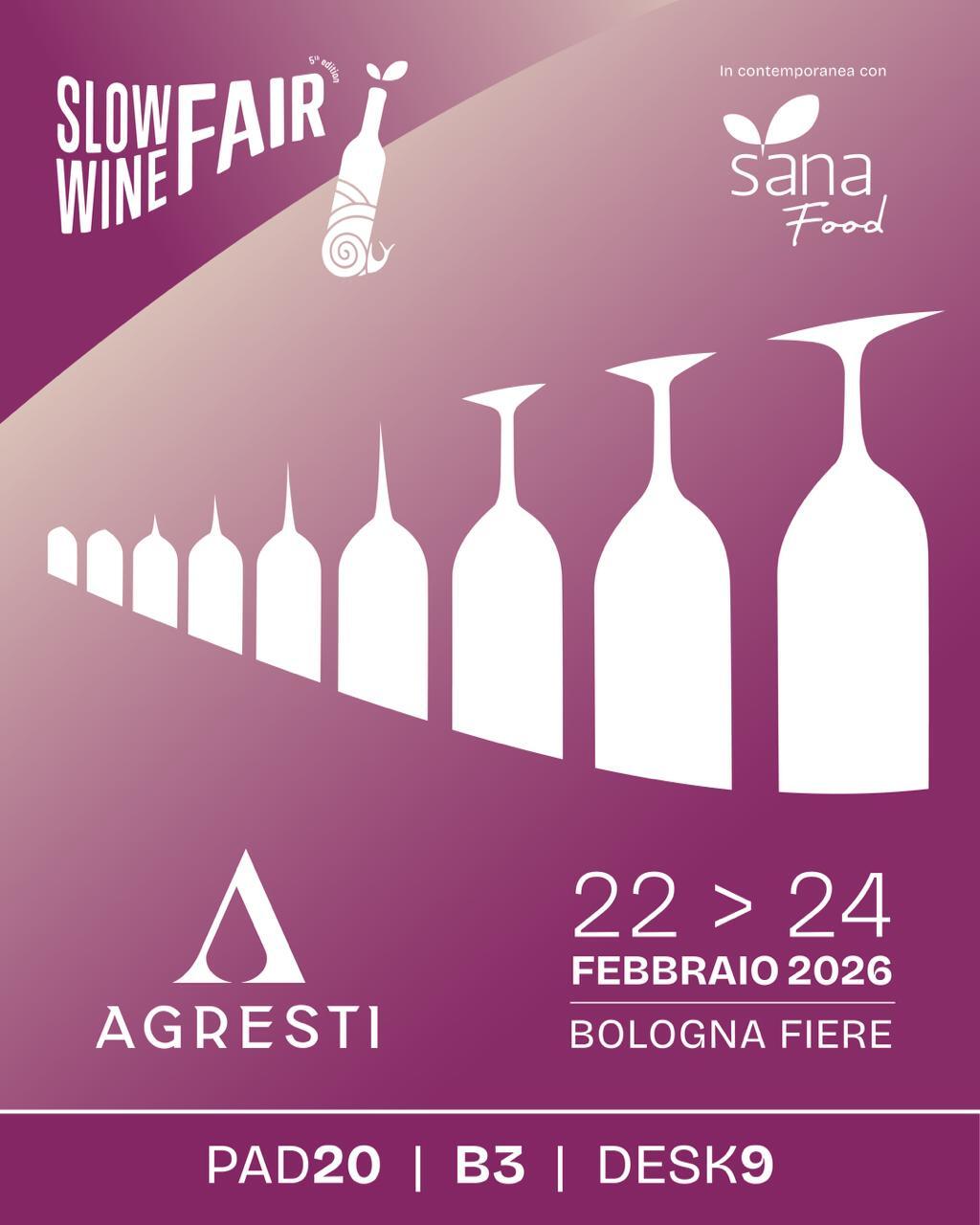 Gruppo Agresti a Slow Wine Fair 2026